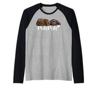 Chocolate Lab Mama The Lab Mother Brown Lab Mom Raglan Baseball Tee