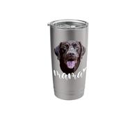 Chocolate Lab Mama The Lab Mother Brown Lab Mom Stainless Steel Insulated Tumbler