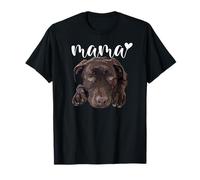 Chocolate Lab Mama The Lab Mother Brown Lab Mom T-Shirt