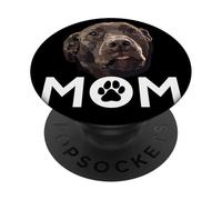 Chocolate Lab Mom Brown Labrador Mom The Lab Mother Lab Mama PopSockets Adhesive PopGrip