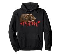 Chocolate Lab Mom Brown Labrador Mom The Lab Mother Lab Mama Pullover Hoodie