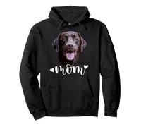 Chocolate Lab Mom Brown Labrador Mom The Lab Mother Lab Mama Pullover Hoodie