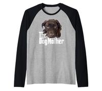 Chocolate Lab Mom Brown Labrador Mom The Lab Mother Lab Mama Raglan Baseball Tee