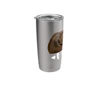 Chocolate Lab Mom Brown Labrador Mom The Lab Mother Lab Mama Stainless Steel Insulated Tumbler