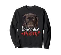 Chocolate Lab Mom Brown Labrador Mom The Lab Mother Lab Mama Sweatshirt