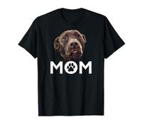 Chocolate Lab Mom Brown Labrador Mom The Lab Mother Lab Mama T-Shirt