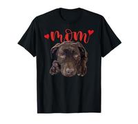 Chocolate Lab Mom Brown Labrador Mom The Lab Mother Lab Mama T-Shirt