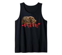 Chocolate Lab Mom Brown Labrador Mom The Lab Mother Lab Mama Tank Top
