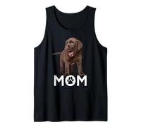 Chocolate Lab Mom Brown Labrador Mom The Lab Mother Lab Mama Tank Top