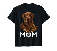 Chocolate Lab Mom Brown Labrador Retriever Mother Dog Mama Value Graphic T-Shirt