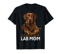 Chocolate Lab Mom Brown Labrador Retriever Mother Dog Mama Value Graphic T-Shirt
