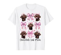 Chocolate Lab Mom Mama Chocolate Labrador Retriever Dog T-Shirt