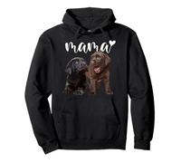 Chocolate Lab Mom The Lab Mother Brown Labrador Mama Lab Dog Pullover Hoodie