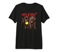 Chocolate Lab Mom The Lab Mother Brown Labrador Premium T-Shirt
