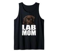 Chocolate Lab Mom The Lab Mother Labrador Girl Tank Top