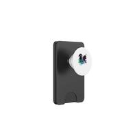 Chocolate Lab Puppies Neon Water Splash Blue Eyes Art PopSockets PopWallet for MagSafe