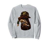 Chocolate Labrador Hunting Hunter Dog Sweatshirt