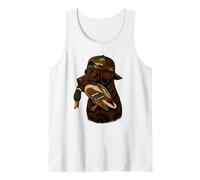 Chocolate Labrador Hunting Hunter Dog Tank Top