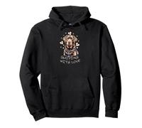 Chocolate Labs Dog Support Labrador Retrievers Pullover Hoodie
