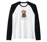 Chocolate Labs Dog Support Labrador Retrievers Raglan Baseball Tee