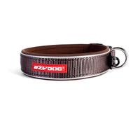 (CHOCOLATE, LARGE) EzyDog Neo Classic Dog Collar | Neoprene Dog Collar