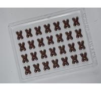 Chocolate Letter Mould A-Z - Reusable Alphabet Molds for Candy, Chocolate, and Fondant - Food-Grade BPA-Free Plastic - Easy to Use - Perfect for Cake Decorating, Baking, and DIY Party Treats (X)