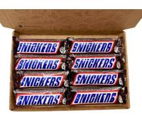 Chocolate Letterbox Gift Box compatible with Snickers Chocolate Bars (8 Included) Present