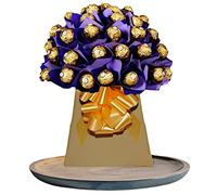 Chocolate Lind Lindor Hamper Gift Box Bouquet Birthday Anniversary Wedding Blue Black Red Milk Dark Hazlenut Nuts Almond purple (Medium)