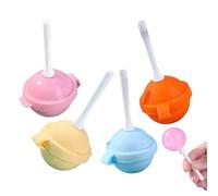 Chocolate Lollipop Molds, Non-Stick Reusable Round Mould | Lollipop Mold Making Kit,for Kids Summer Home Making Dessert Hockey Parties Treats Candy Freeze