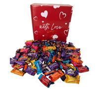 Chocolate Lovers Gift Hamper - Assorted Mini Chocolate Bars in Magnetic Gift Box - Valentine’s Day, Couples Gift, Birthday, Mother’s Day, Thank You