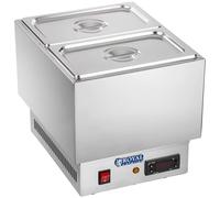Chocolate Melter 2 GN 1/4 Container - Chocolate Melting Pots by Royal Catering Silver