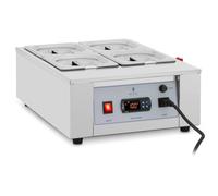 Chocolate Melter 4 x 1,5 l up to 100 °C Royal Catering - Chocolate Melting Pots by White