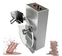 Chocolate Melter Mixer Machine, Adjustable Speed 35-55RPM, Tempering Equipment with 28.5cm Turntable for Dessert Shops
