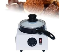Chocolate Melting Pot, Chocolate Fondue Set, Electric Chocolate Melting Machine with Ceramic Non-Stick Pot, Holds 1kg of Chocolate, Adjustable Temperature, for Melting Chocolates