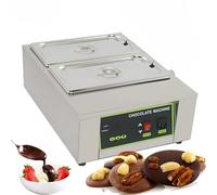 Chocolate Melting Pot Professional Electric Chocolate Tempering Machine, Digital Control, Melts 8kg of Chocolate, 1000W