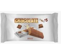 Chocolate Milk Coated Crunchy Wafer Bars, Pack de 3