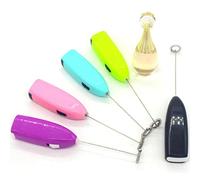 Chocolate Milk Jugs Frother Kitchen Whisk Mixer Hand Milk Foamer for Coffee Cappuccino Creamer Frothy Blend Whisker(Random Color)