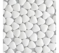 Chocolate Mini Dragees - MINI Heart Shaped Sugar Coated Confectionery - White - For Wedding Favours and Baby Showers - Pack of 150 Hearts (150 Grams)