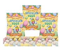 Chocolate Mini Eggs 150g - Pack of 3 Chocolate Eggs Hard Shell Easter Hunt Treats - Kids Easter Egg - For Easter Parties & Celebrations