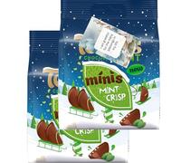Chocolate Mini’s Crisp Mint Bundle With Chocolate & Mint Flavour Treats (2 Pack) - By Oerich Gift