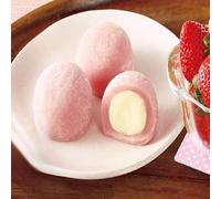 Chocolate mochi, matcha strawberry mango milk flavored mochi 80g, instant sweet rice dumpling, traditional glutinous rice cake, handmade pastry, dessert snack gift package (Strawberry,1 box)