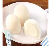 Chocolate mochi, matcha strawberry mango milk flavored mochi 8pcs/box, instant sweet rice dumpling, traditional glutinous rice cake, handmade pastry, dessert snack gift pack (Milk,3 boxes)