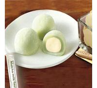 Chocolate mochi, matcha strawberry mango milk flavored mochi 8pcs/box, instant sweet rice dumpling, traditional glutinous rice cake, handmade pastry, dessert snack gift pack (1 box,Matcha)