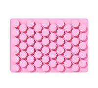 Chocolate Mold - 55-Cavity Chocolate Molds Silicone | Homemade Cupcake Baking Maker Supply | Non-Stick Cake Baking Cylinder Moulds for Wax, Resin, Clay, Ice