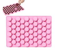 Chocolate Mold, 6.06x8.74 Inches 55-Cavity Silicone Cylinder with Stable Build, Non-Stick Accent with Classic Style, Baking Accessories for Cupcakes, Wax, Resin, Clay, Ice, and Homemade Cake Making