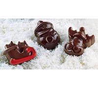 Chocolate Mold Winter Silicone Sled Snowman