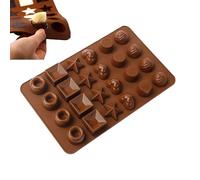 Chocolate Molds Silicone - 24-Cavity Baking Moulds | DIY Gummy Mould - for Home Bakers Pastry Chefs Dessert Lovers Pudding Jelly Fudge Cake Decoration Birthday Wedding
