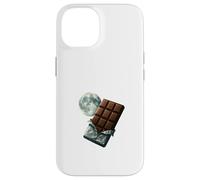 Chocolate Moon Cosmic Dessert Art Case for iPhone 14