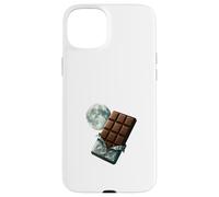 Chocolate Moon Cosmic Dessert Art Case for iPhone 15 Plus