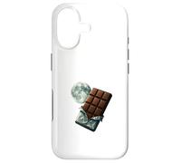 Chocolate Moon Cosmic Dessert Art Case for iPhone 17